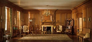Sitting Room Gallery: A5: Massachusetts Drawing Room, 1768, United States, c. 1940
