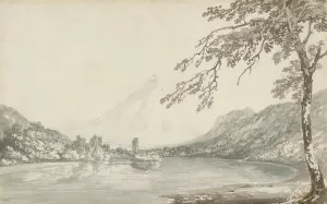 Turner Joseph Mallord William Prints: On the Aar between Unterseen and Lake of Brienz