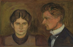 1899 Prints: Aase and Harald Norregaard, 1899. Creator: Edvard Munch