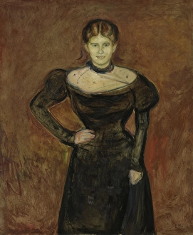 1899 Prints: Aase Norregaard, probably 1899. Creator: Edvard Munch