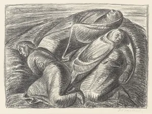 Dread Prints: The Abandoned, c1930-1931. Creator: Barlach, Ernst (1870-1938)