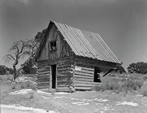 Deserted Prints: One of many abandoned homes in the Widtsoe area, Utah, 1936. Creator: Dorothea Lange