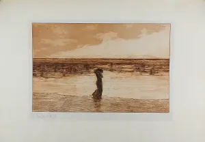 Klinger Max Prints: Abandoned, plate five from A Life, 1884. Creator: Max Klinger