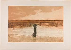 Klinger Max Prints: Abandoned, plate five from A Life, 1884. Creator: Max Klinger
