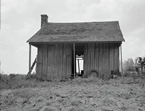 Mechanisation Prints: Abandoned tenant house on a mechanized plantation of the Mississippi Delta