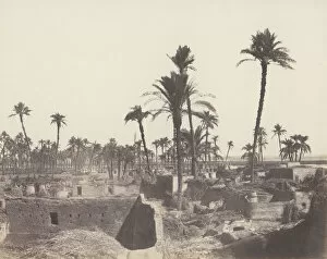 Teynard Felix Gallery: Abaziz, Interieur d un Village Arabe, 1851-52, printed 1853-54