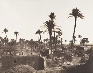 Abaziz, Interieure d un Village Arabe, 1851-52. Creator: Felix Teynard