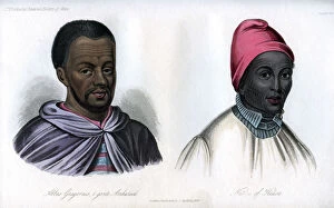 Images Dated 21st December 2006: Abbas Gregorius and a native of Hausa, 1848
