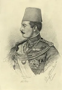 Pasha Prints: Abbas II Helmy Bey, Koubbeh Palace, Cairo, Egypt, 1898. Creator: Christian Wilhelm Allers