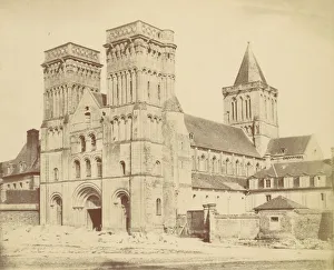 Caen Prints: Abbay aux Dammes, Caen, 1850s. Creator: Unknown