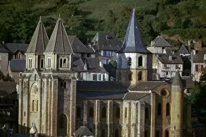 Aveyron Collection: Abbey-Church of St Foy, 11th century