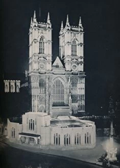 The Abbey Church of St. Peter, Westminster; Showing the Temporary Annexe, 1937