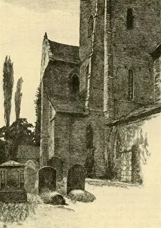 Hertfordshire Gallery: Abbey Dore Church - Exterior, 1898. Creator: Unknown