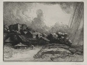 Alphonse Legros French Prints: The Abbey Farm. Creator: Alphonse Legros (French, 1837-1911)
