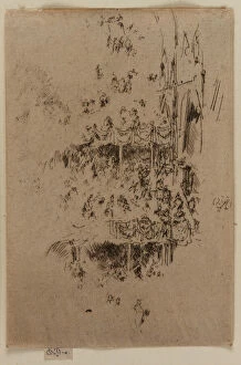 Abbey Collection: The Abbey Jubilee, 1887. Creator: James Abbott McNeill Whistler