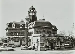The London Archives Prints: Abbey Mills Pumping Station, Newham, London: exterior, 1968. Creator: Unknown