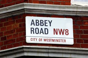 Abbey Road street sign, City of Westminister, London, England, 2008. Creator: LTL