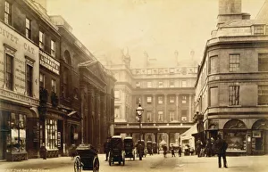 Bath And Northeast Somerset Prints: Abbey Square and Pump Rooms, Bath, c1880