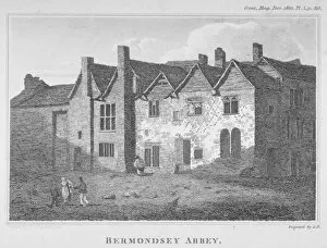 Andrews Gallery: The Abbey of St Saviour, Bermondsey, Southwark, London, 1810