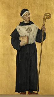 Crook Prints: Abbot of the Eekhout Abbey, 1889. Creator: Albrecht De Vriendt