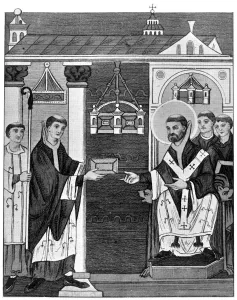 St Augustine Gallery: Abbot Elfnoth, 1020-1050, (1910)