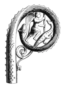 Abbots crozier, 13th century, (1870)