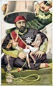 Abd-ul-Aziz, Sultan of Turkey from 1861, 1869. Artist: James Tissot Abd-ul-Aziz, Sultan of Turkey from 1861, 1869. Artist: James Tissot
