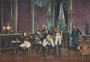 Political Event Prints: The Abdication, Fontainebleau, April 6, 1814, (1896)
