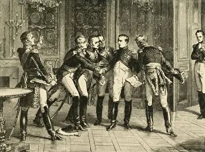 Political Event Prints: Abdication of Napoleon Bonaparte, (1815), 1890. Creator: Unknown