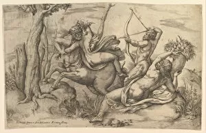 Dejanira Gallery: The Abduction of Dejanira. Creator: Battista Franco Veneziano