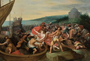 Ancient Greece Collection: The Abduction of Helen, 17th century? Creator: Workshop of Frans Francken the Younger