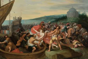 Francken Frans Ii Prints: The Abduction of Helen, 17th century? Creator: Workshop of Frans Francken the Younger