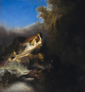 Proserpina Prints: The Abduction of Proserpina, ca 1631. Artist: Rembrandt van Rhijn (1606-1669)