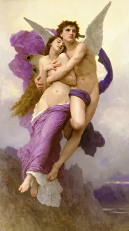 Eros Collection: The abduction of Psyche, 1895. Creator: Bouguereau, William-Adolphe (1825-1905)