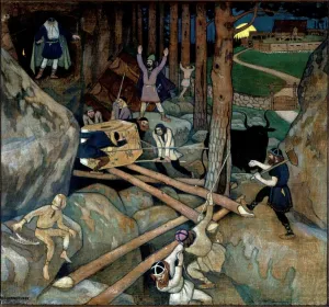 Kalevala Prints: The Abduction of Sampo (Sammon ryosto), 1897