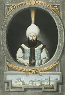 Abdul Hamid Khan, from Portraits of the Emperors of Turkey, 1815. Creator: John Young