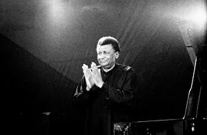 Clapping Gallery: Abdullah Ibrahim, Brecon Jazz Festival, Powys, Wales, August 2001. Artist: Brian O Connor