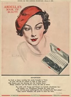 Lipstick Gallery: Abdullas Book for Beauty - Seventeen, 1935