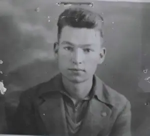 Mug Shot Prints: Abe Lazarus - headshot from police file. 1934. Creator: Unknown