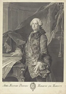 Louis Tocqué Prints: Abel Francois Poisson, Marquis de Marigny. Creator: Johann Georg Wille