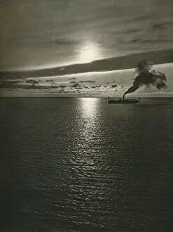 Abend auf dem Meere - Evening at sea, 1931. Artist: Kurt Hielscher