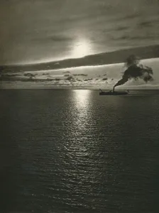 Abend auf dem Meere - Evening at sea, 1931. Artist: Kurt Hielscher Abend auf dem Meere - Evening at sea, 1931. Artist: Kurt Hielscher