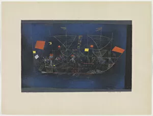 Gouache On Paper Gallery: Abenteuer-Schiff (The Adventure Ship), 1927. Creator: Klee, Paul (1879-1940)