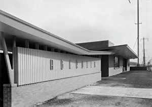 Aberdeen Station, Pennsylvania Railroad, Aberdeen, Maryland, 1944. Creator: Gottscho-Schleisner, Inc