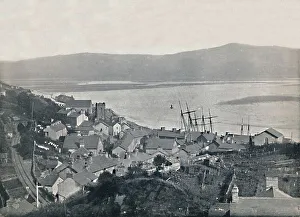 Aberdovey - View of the Town and the Bay, 1895