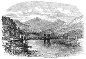 Viaduct Prints: The Aberfeldy Branch of the Highland Railway: the Tummel Viaduct at Logierait