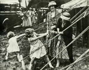 Windsor Margeret Prints: Abergeldie Fair - 1933, 1947. Creator: Unknown