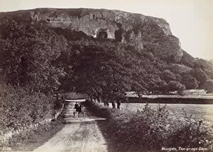 Conwy Gallery: Abergele, Tan-yr-ogo Cave, 1870s. Creator: Francis Bedford