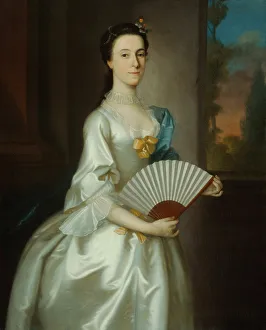 Blackburn Jonathan B Prints: Abigail Chesebrough (Mrs. Alexander Grant), 1754. Creator: Joseph Blackburn