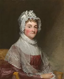 First Lady Collection: Abigail Smith Adams (Mrs. John Adams), 1800 / 1815. Creator: Gilbert Stuart